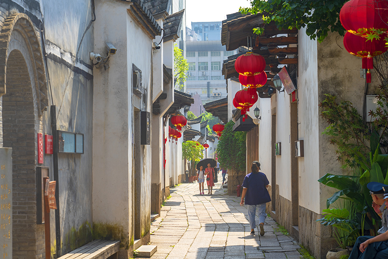 2019年6月28日，福州，三坊七巷風光。